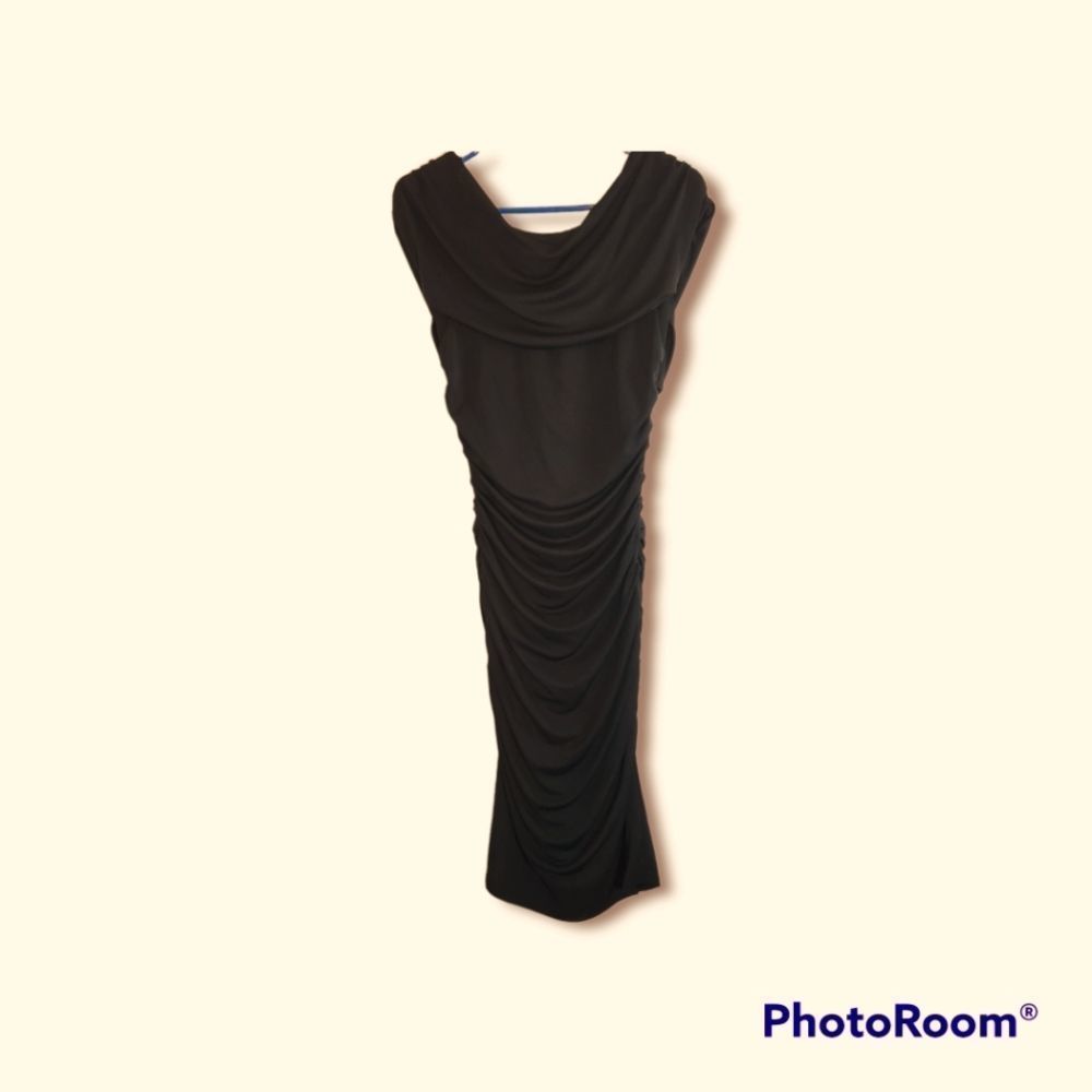 NWOT BCBG Maxazria Kylia Draped Back Dress